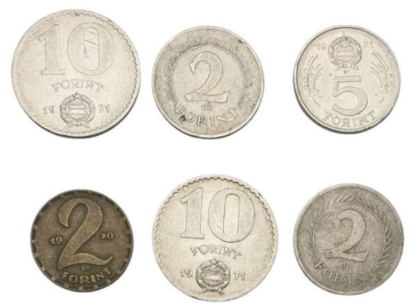 HUNGARY coins lot / 6 pcs.