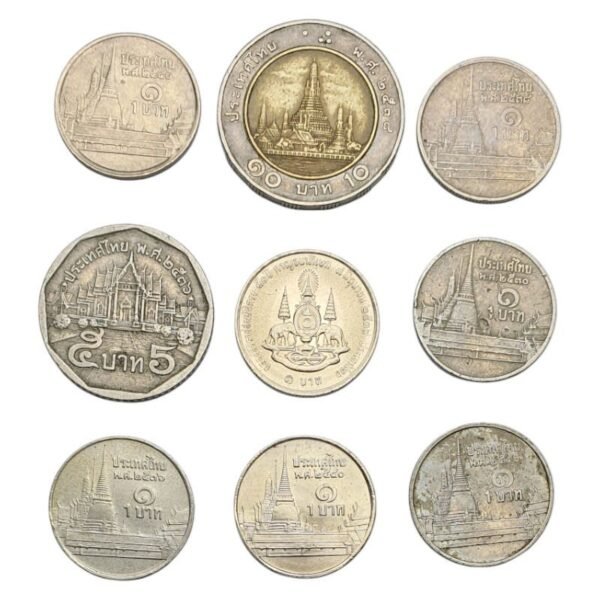 THAILAND coins lot / 9 pcs.