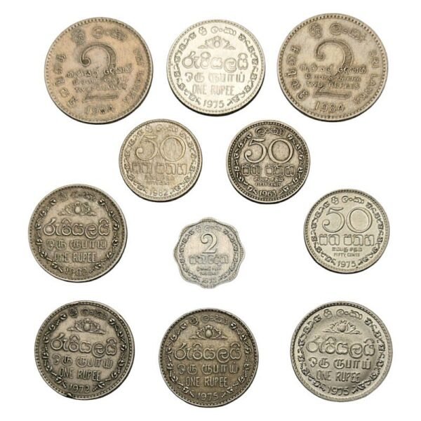 SRI LANKA coins lot 11 pcs.
