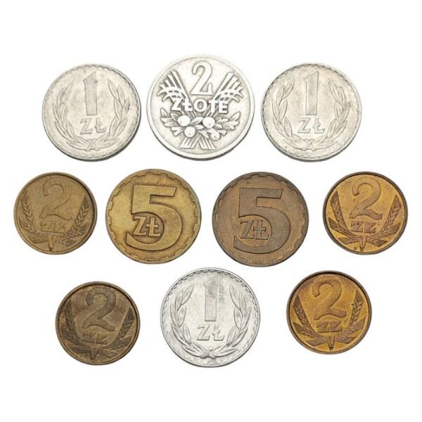 POLAND coins lot 10 pcs.
