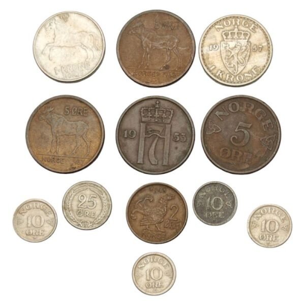 NORWAY coins lot 12 pcs.