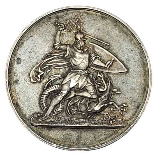 AUSTRIA-HUNGARY Imperial and Royal Military Fencing and Gymnastics Instructors’ Institute / June 24th, 1911 / Final Examination / Silver medal