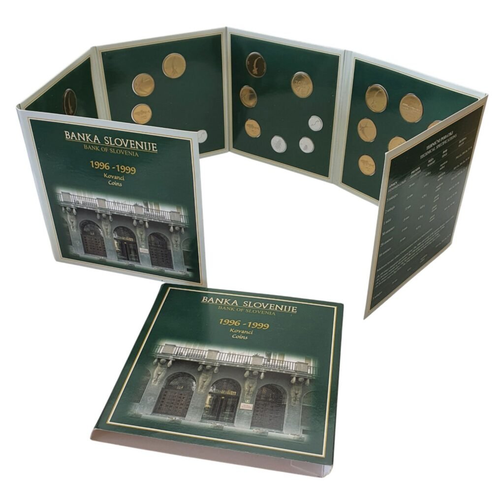 SLOVENIA 1996-1999 official mint set