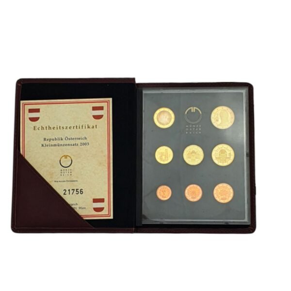 AUSTRIA 2003 official euro proof set