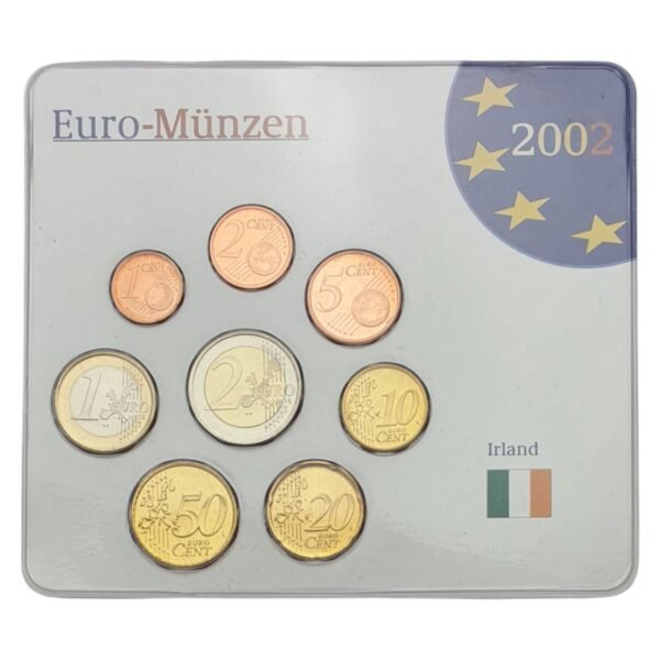 IRELAND 2002 euro coins set