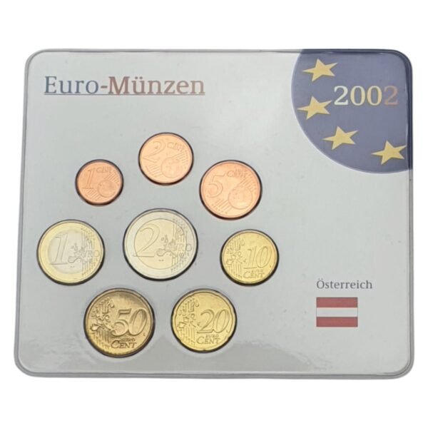AUSTRIA 2002 euro coins set