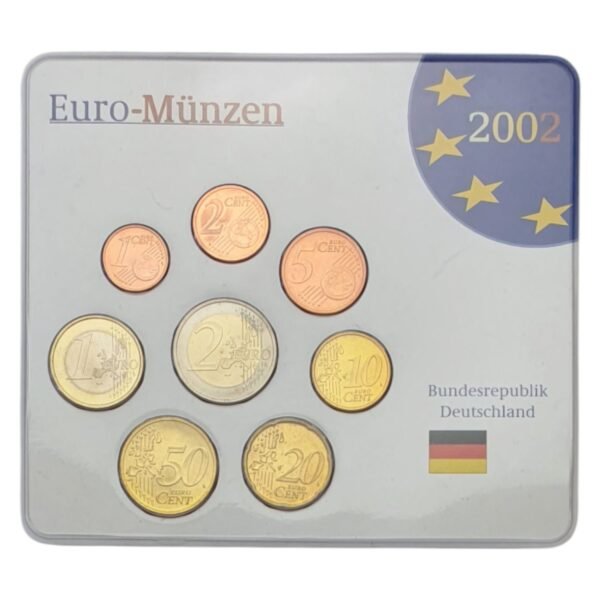 GERMANY 2002 euro coins set