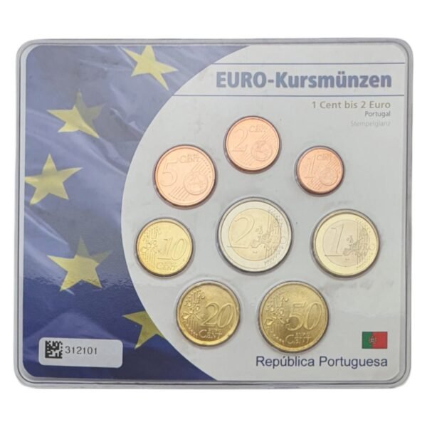 PORTUGAL 2002 euro coins set