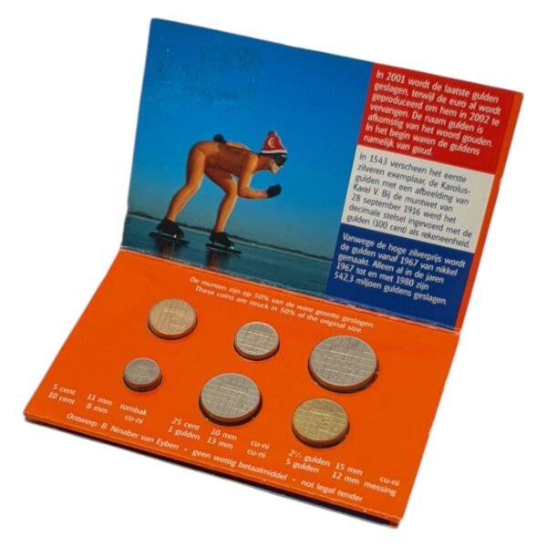 NETHERLANDS 2001 mini coins set