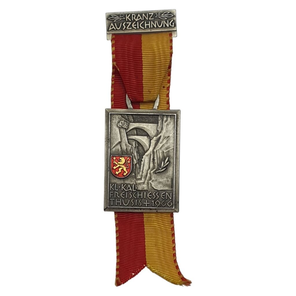 SWITZERLAND 1966 Shooting Festival / Thusis / medal