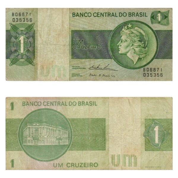 BRAZIL 1 cruzeiro ND VF-