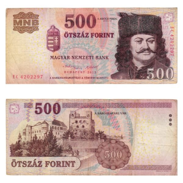HUNGARY 500 forint 2013 VF