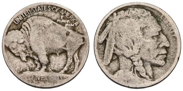 UNITED STATES OF AMERICA 5 cents [date not visible] / Buffalo Nickel / VF-