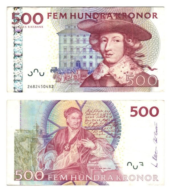 SWEDEN 500 kronor 2002 VF