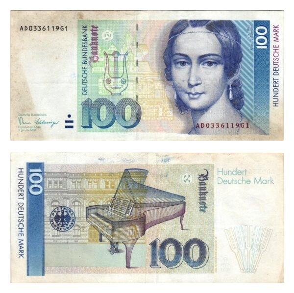 GERMANY 100 mark 1989 VF-