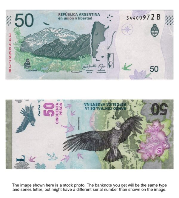 ARGENTINA 50 pesos ND UNC