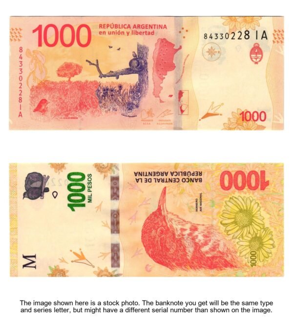 ARGENTINA 1000 pesos ND UNC