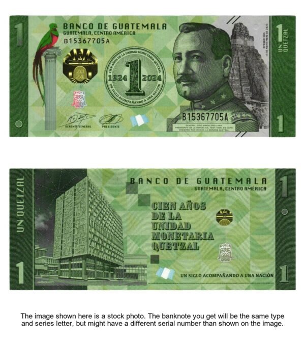 GUATEMALA 1 quetzal 2024 UNC