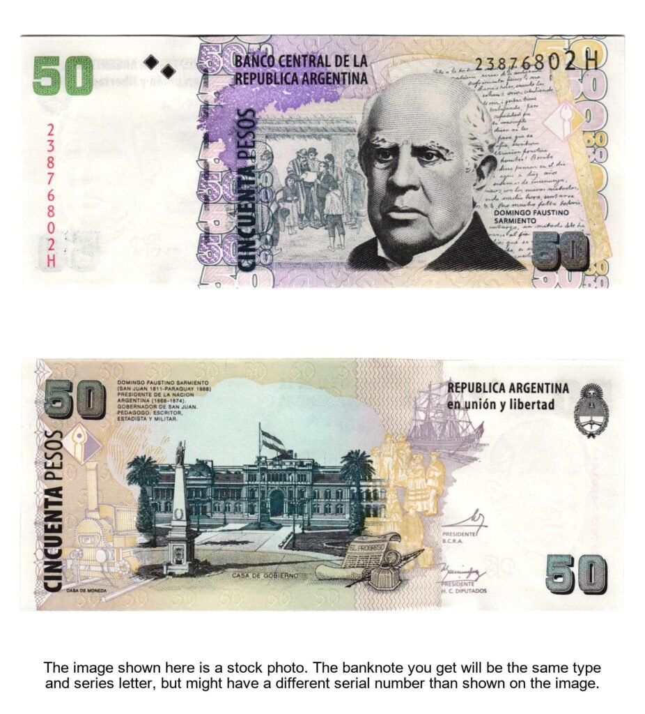 ARGENTINA 50 pesos ND UNC