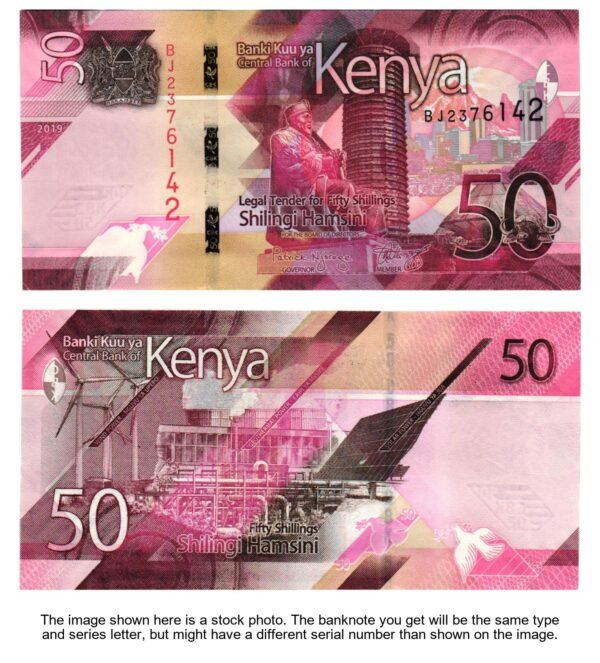 KENYA 50 shillings 2019 UNC