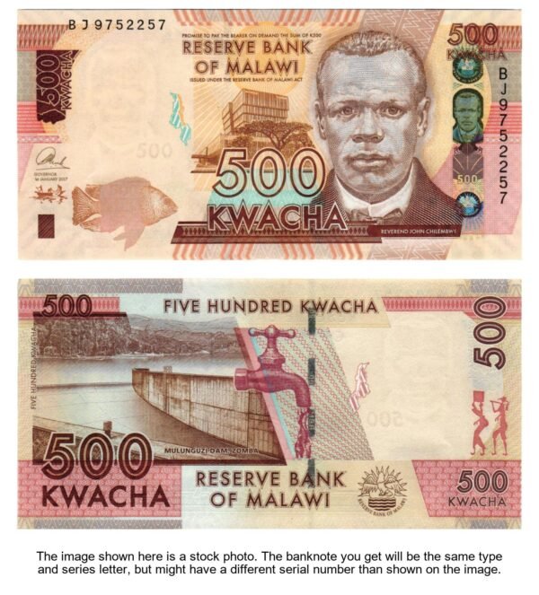 MALAWI 500 kwacha 2017 UNC