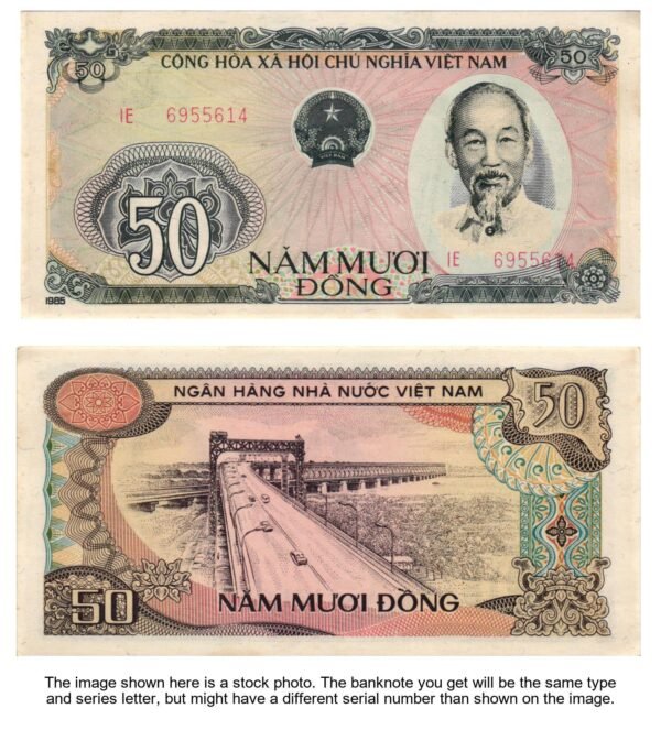 VIETNAM 50 dong 1985 UNC-