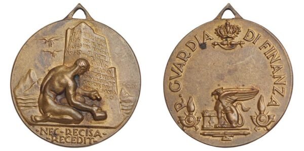 ITALY Regia Guardia di Finanza / Financial Police / Fascist era medallion