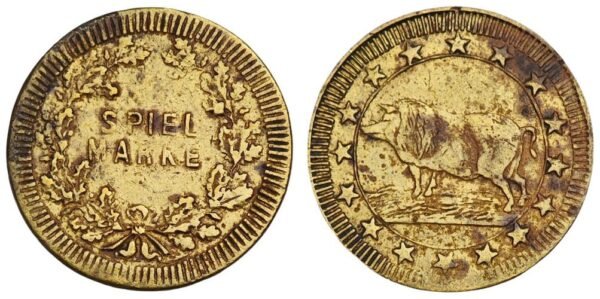 GERMANY Spiel Marke / pig / token VF-