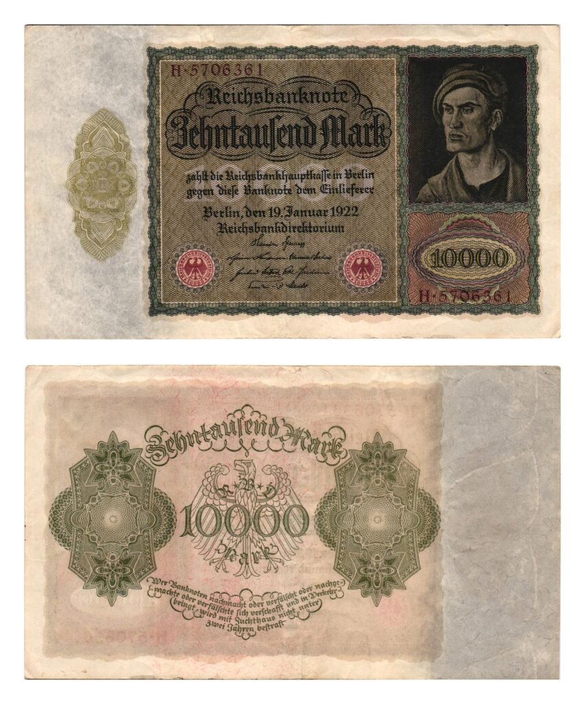 NJEMAČKA 10000 maraka 1922. / velikog formata / XF-