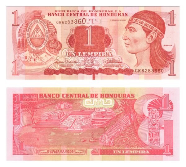 HONDURAS 1 lempira 2022 UNC