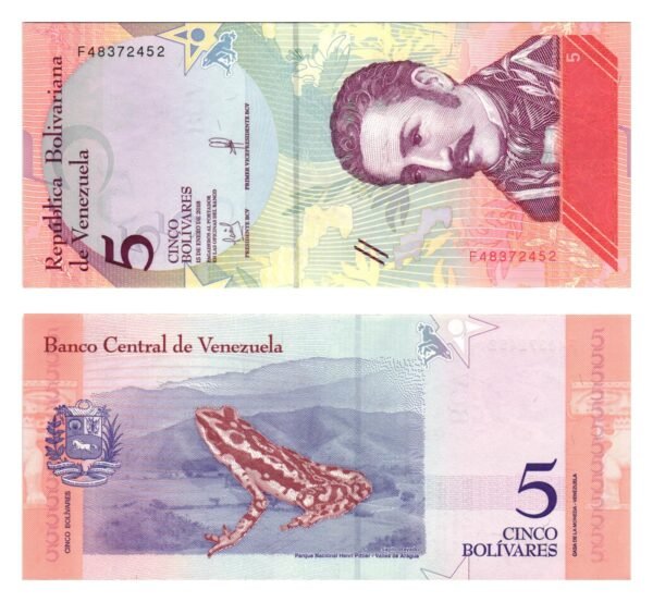 VENEZUELA 5 bolivares 2018 UNC