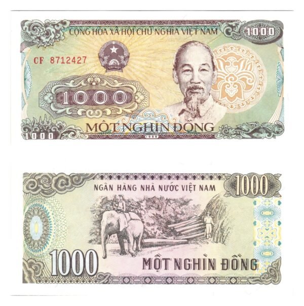 VIETNAM 1000 dong 1988 UNC