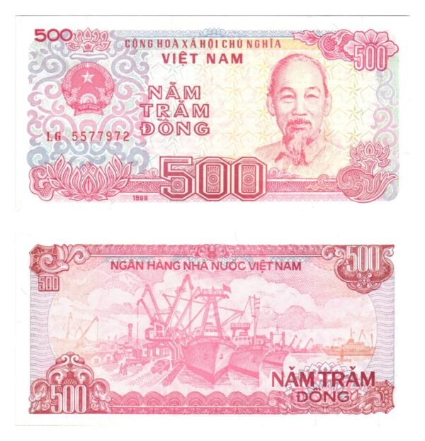 VIETNAM 500 dong 1988 UNC