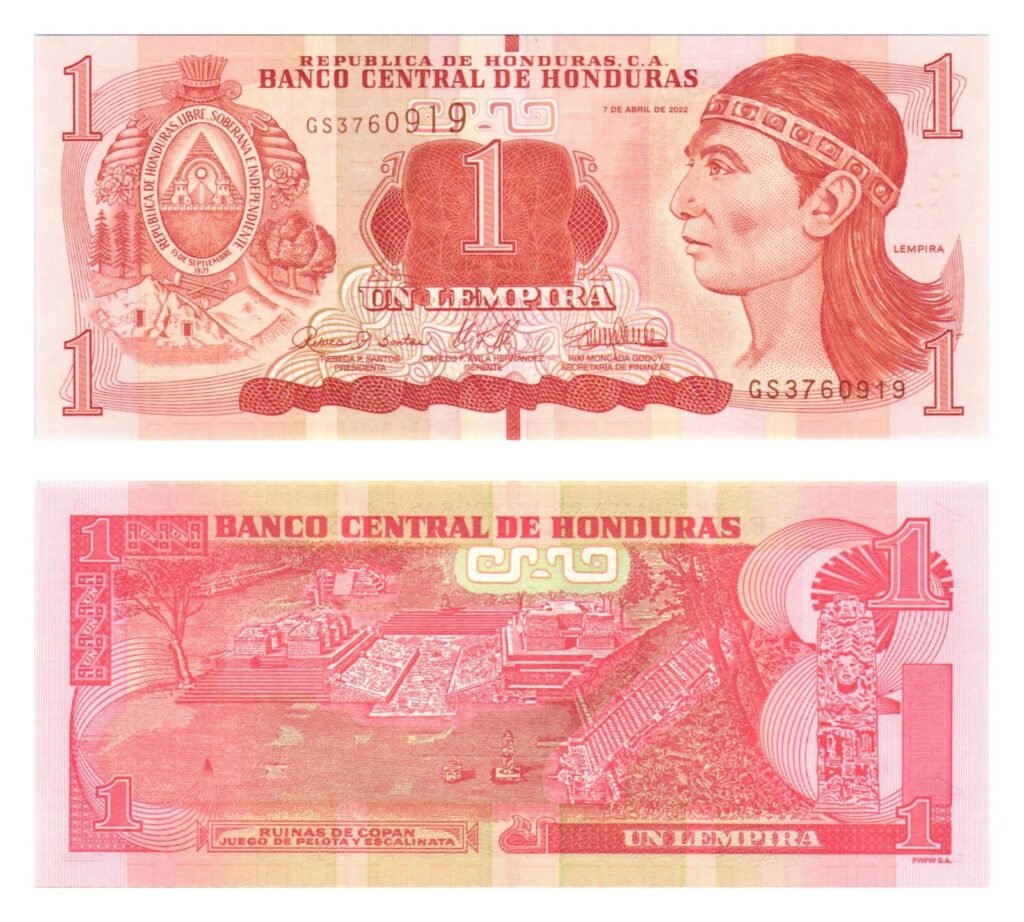 HONDURAS 1 lempira 2022 UNC