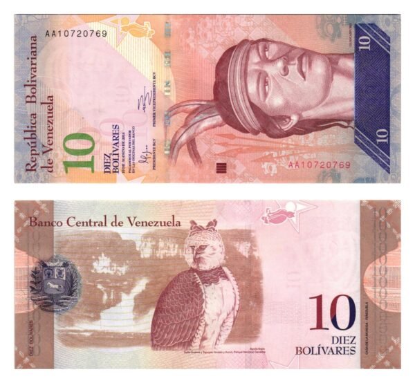 VENEZUELA 10 bolivares 2014 UNC