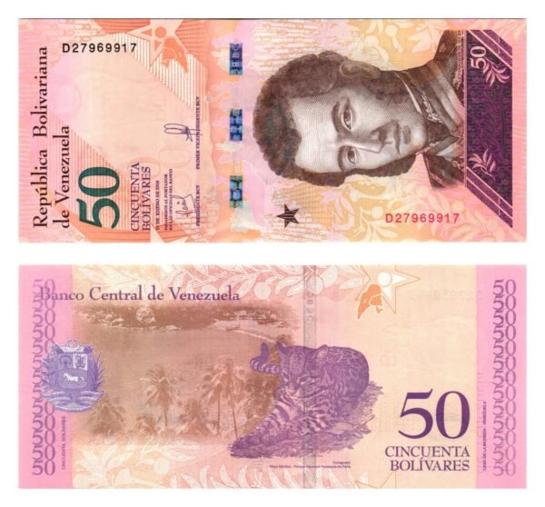 VENEZUELA 50 bolivares 2018 UNC