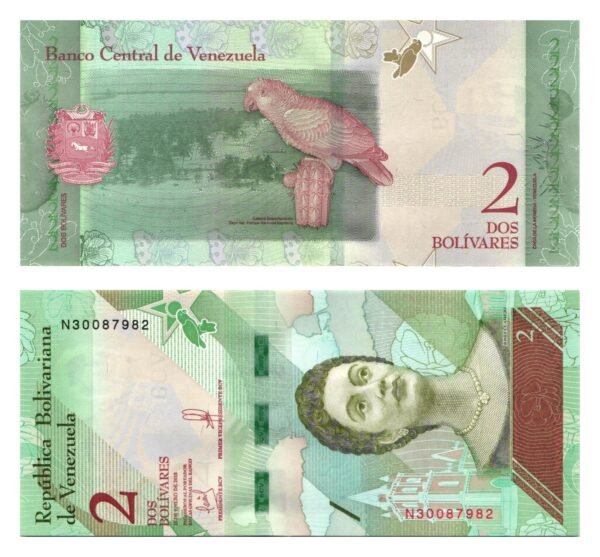 VENEZUELA 2 bolivares 2018 UNC