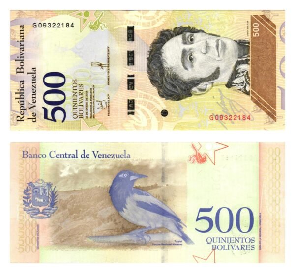 VENEZUELA 500 bolivares 2018 UNC