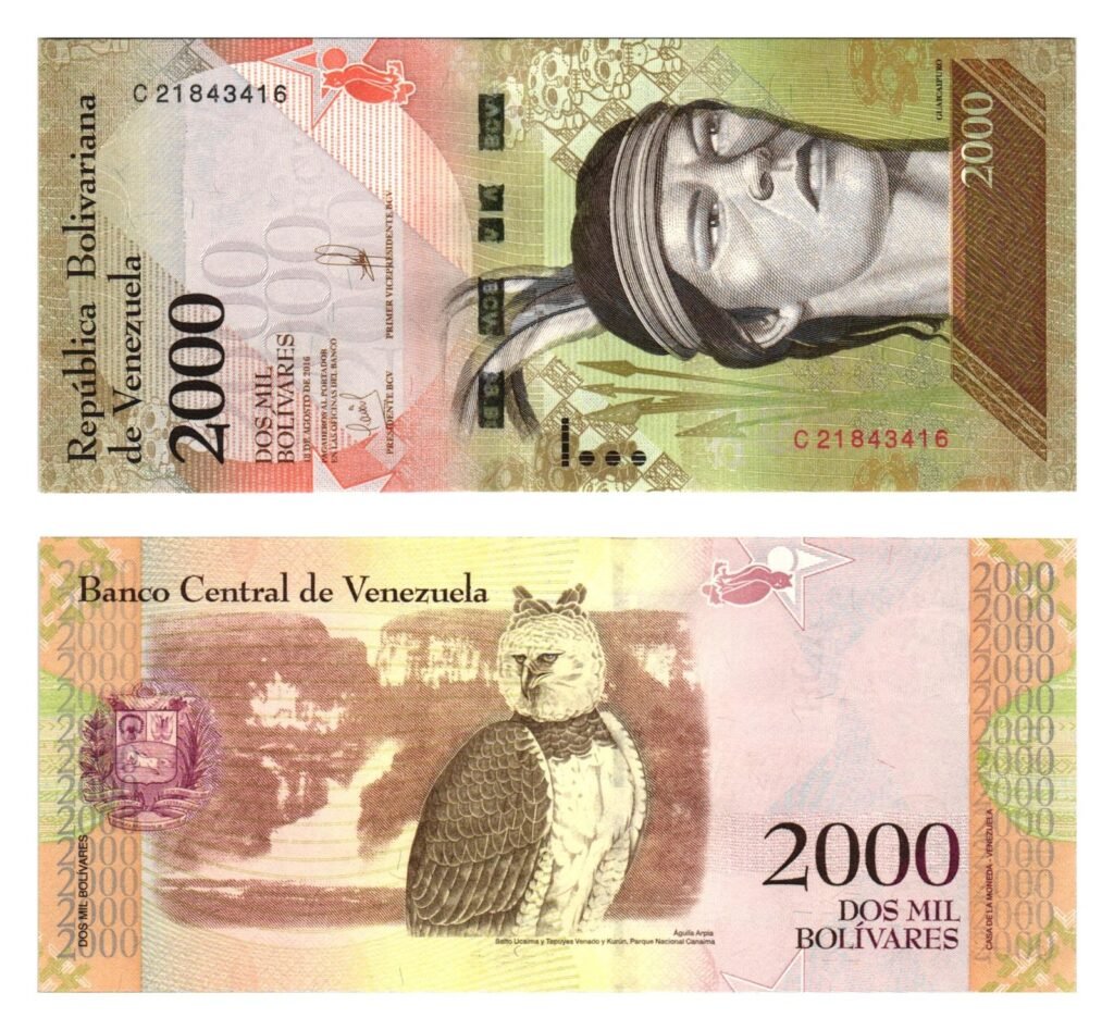 VENEZUELA 2000 bolivares 2016 UNC