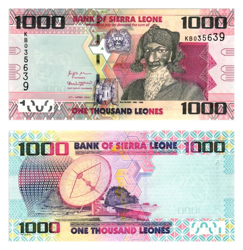 SIERRA LEONE 1000 leones 2021 UNC