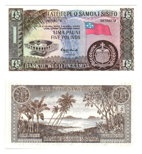 WESTERN SAMOA 5 pounds ND(2020) UNC