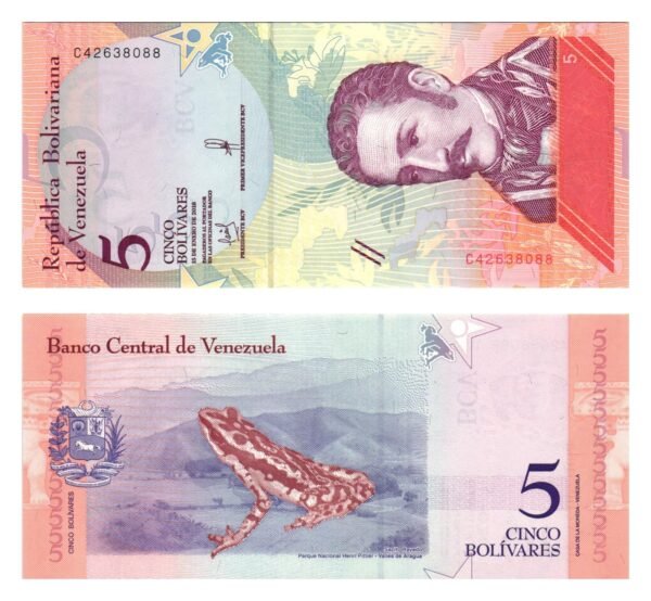 VENEZUELA 5 bolivares 2018 UNC