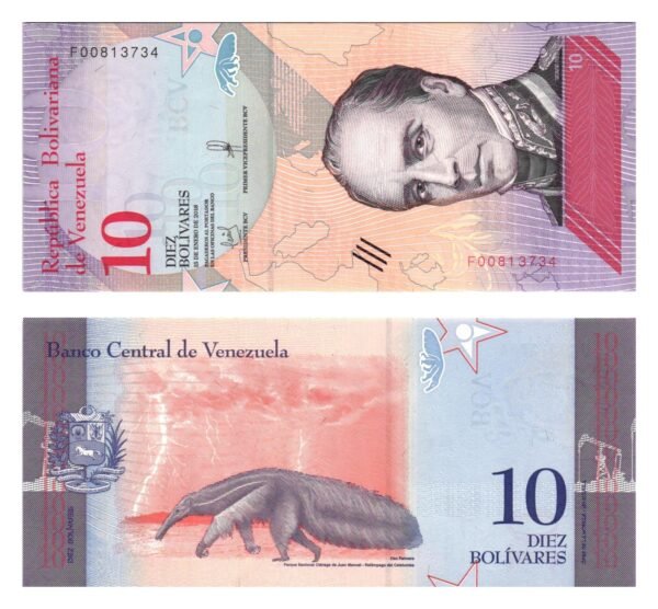 VENEZUELA 10 bolivares 2018 UNC