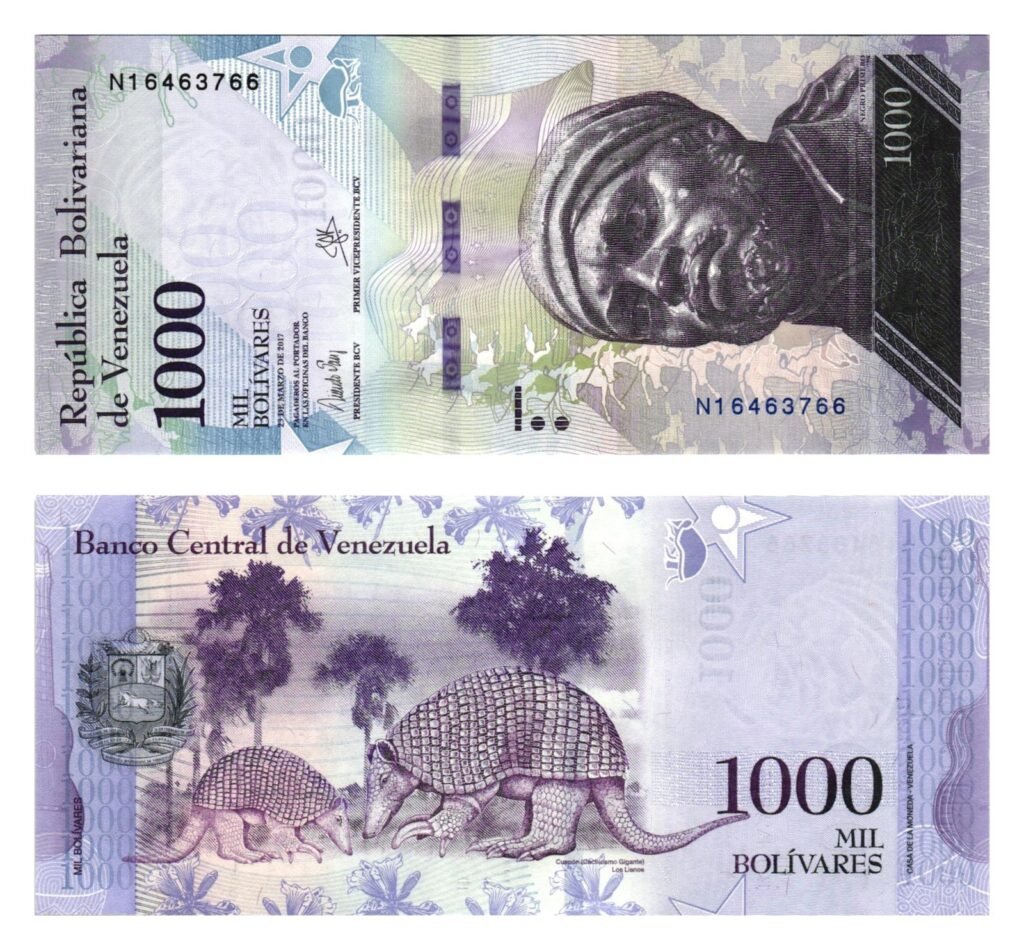 VENEZUELA 1000 bolivares 2017 UNC
