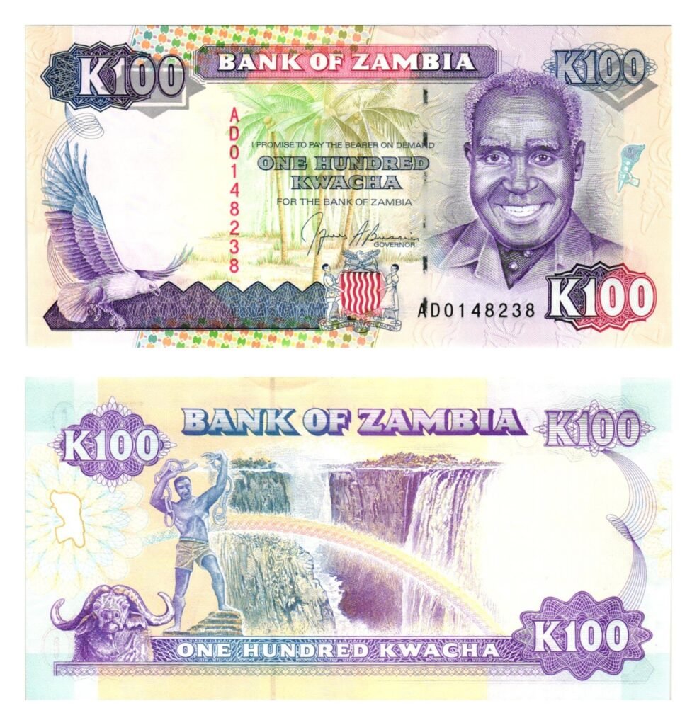 ZAMBIA 100 kwacha 1991 UNC