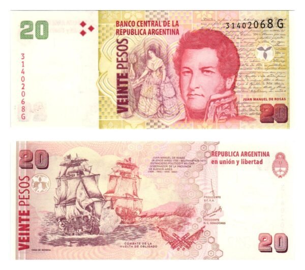 ARGENTINA 20 pesos 2016 UNC