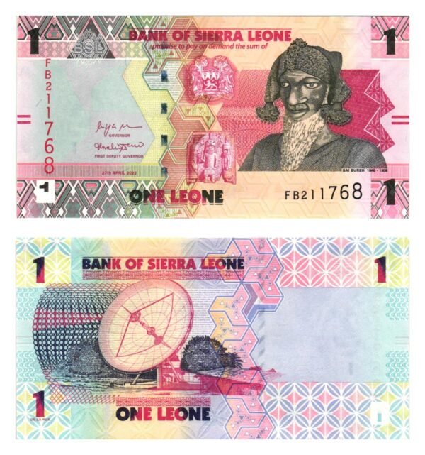 SIERRA LEONE 1 leone 2022 UNC