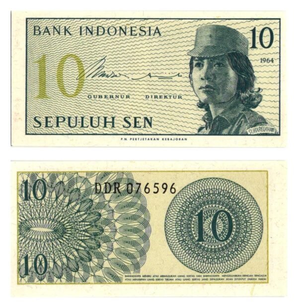 INDONESIA 10 sen 1964 UNC