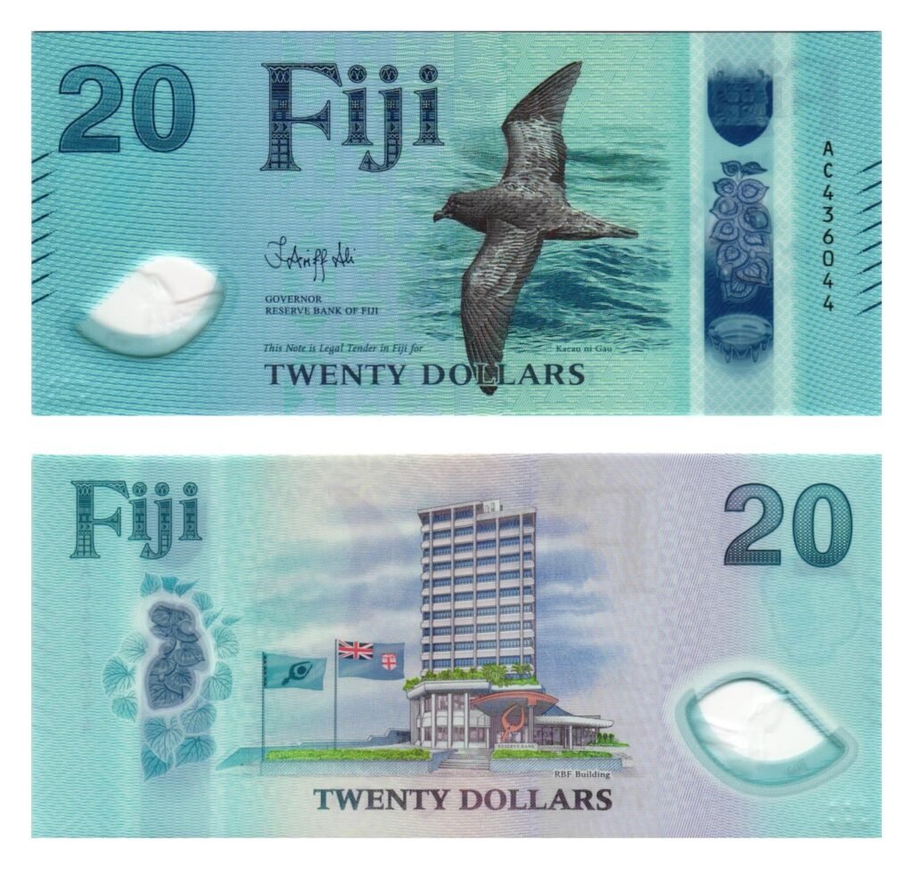 FIJI 20 dollars 2026 / polymer plastic / UNC