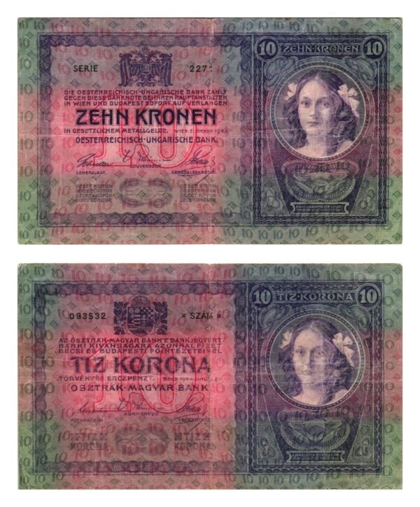 AUSTRIA 10 kronen 1904 VF
